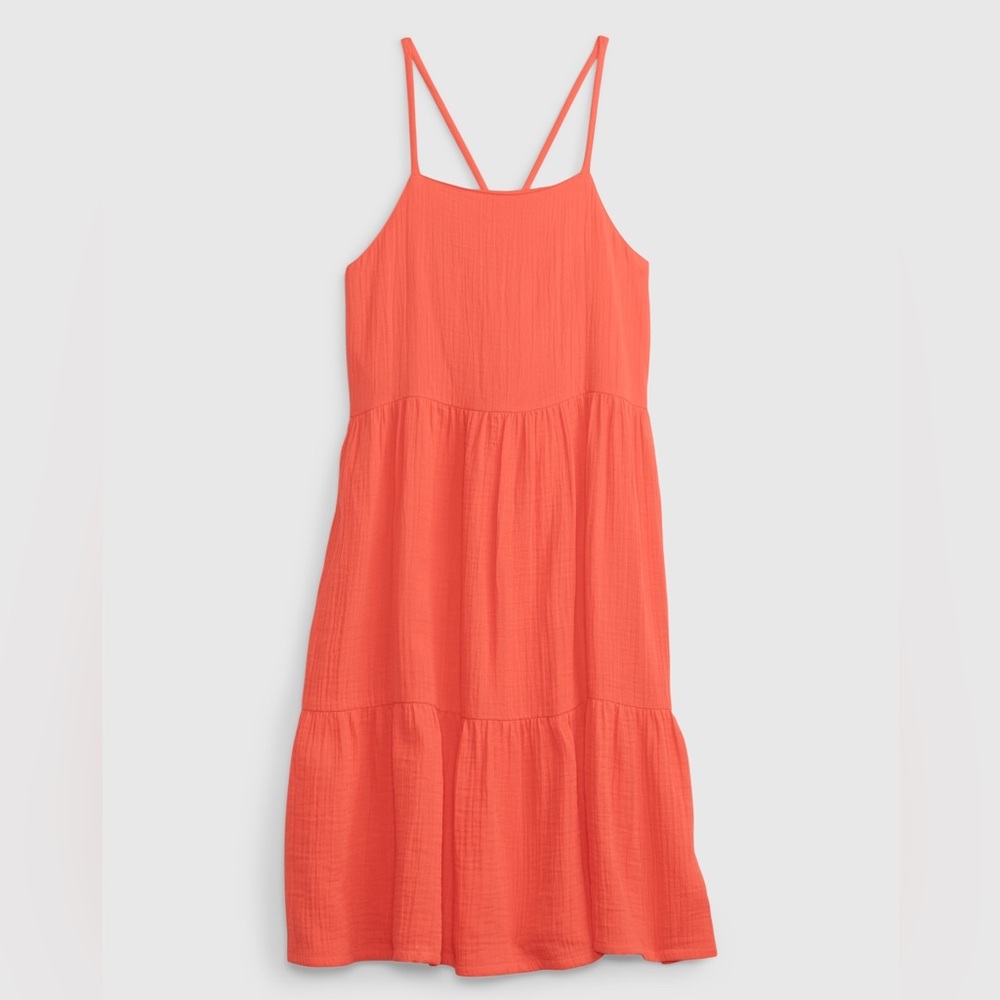 GAP Kids Gauze Tiered Dress - M